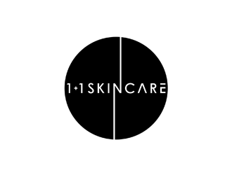 1 1 skincare logo design by johana