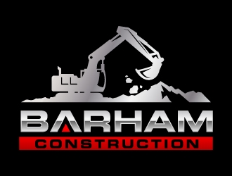 Barham construction logo design by jaize