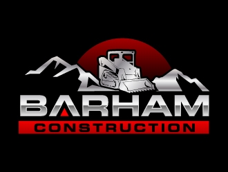 Barham construction logo design by jaize