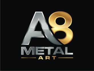 A8 Metal Art logo design by agil