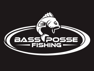 Bass Posse Fishing logo design by hidro