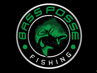 Bass Posse Fishing logo design by THOR_