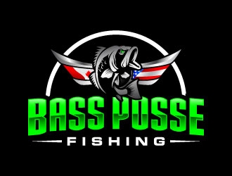 Bass Posse Fishing logo design by daywalker