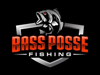 Bass Posse Fishing logo design by daywalker