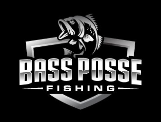 Bass Posse Fishing logo design by daywalker