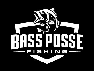 Bass Posse Fishing logo design by daywalker