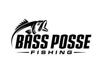Bass Posse Fishing logo design by daywalker