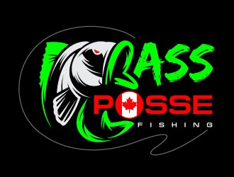 Bass Posse Fishing logo design by sanu