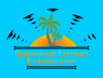 Sunshine Living Landscapes logo design by done