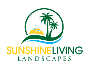 Sunshine Living Landscapes logo design by cgage20
