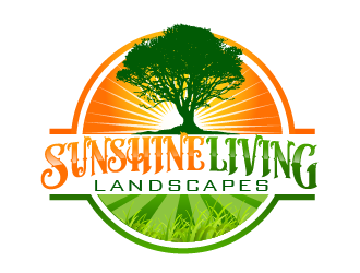 Sunshine Living Landscapes logo design by THOR_