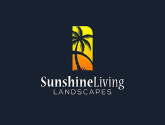 Sunshine Living Landscapes logo design by hole