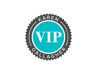 Karen Gallagher VIP logo design by lexipej