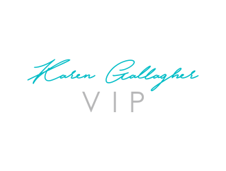 Karen Gallagher VIP logo design by ROSHTEIN