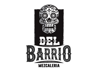 Del Barrio - mezcaleria logo design by vanmar