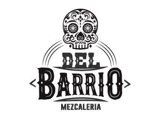 Del Barrio - mezcaleria logo design by vanmar