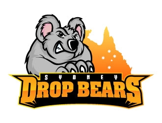 Sydney Drop Bears logo design by daywalker