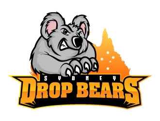 Sydney Drop Bears logo design by daywalker