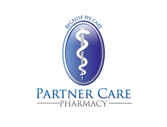 Because We Care logo design by uttam