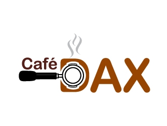 DAX Cafe logo design by uttam