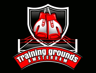 Training grounds Amsterdam logo design by uttam