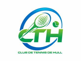 Club de tennis de Hull (CTH) logo design by hidro