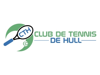 Club de tennis de Hull (CTH) logo design by uttam