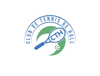Club de tennis de Hull (CTH) logo design by uttam