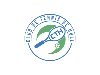 Club de tennis de Hull (CTH) logo design by uttam