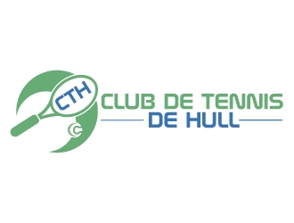 Club de tennis de Hull (CTH) logo design by uttam