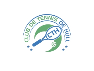 Club de tennis de Hull (CTH) logo design by uttam
