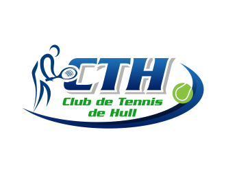 Club de tennis de Hull (CTH) logo design by ingepro