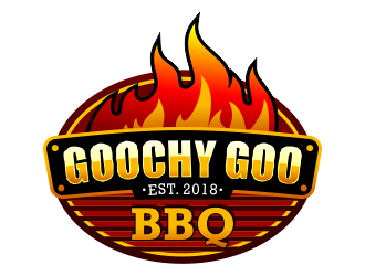 Goochy Goo BBQ logo design by mikael