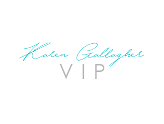 Karen Gallagher VIP logo design by ROSHTEIN