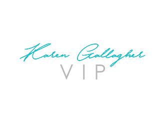 Karen Gallagher VIP logo design by ROSHTEIN