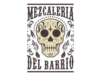 Del Barrio - mezcaleria logo design by Kruger