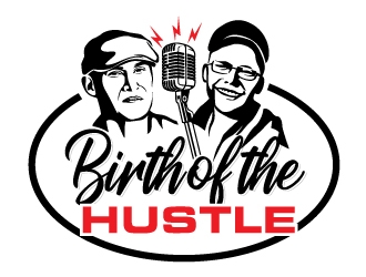 Birth of the Hustle logo design by invento