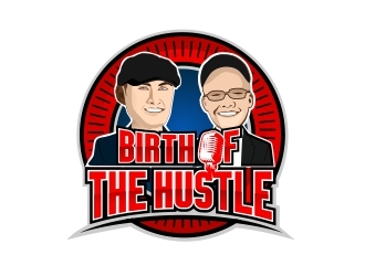 Birth of the Hustle logo design by amar_mboiss