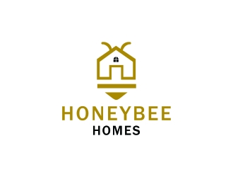 Honeybee Homes logo design by haidar