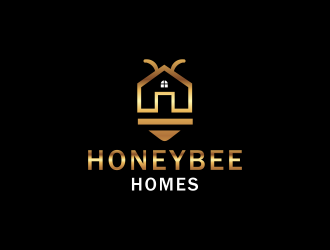 Honeybee Homes logo design by haidar