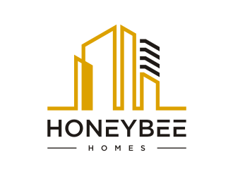 Honeybee Homes logo design by enilno