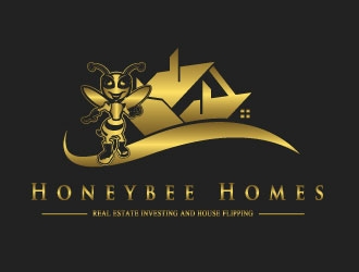 Honeybee Homes logo design by AYATA