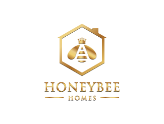Honeybee Homes logo design by shadowfax