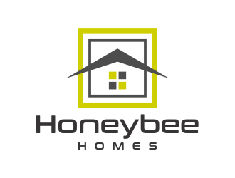 Honeybee Homes logo design by AisRafa
