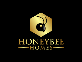 Honeybee Homes logo design by Kruger