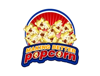 making better popcorn logo design by uttam