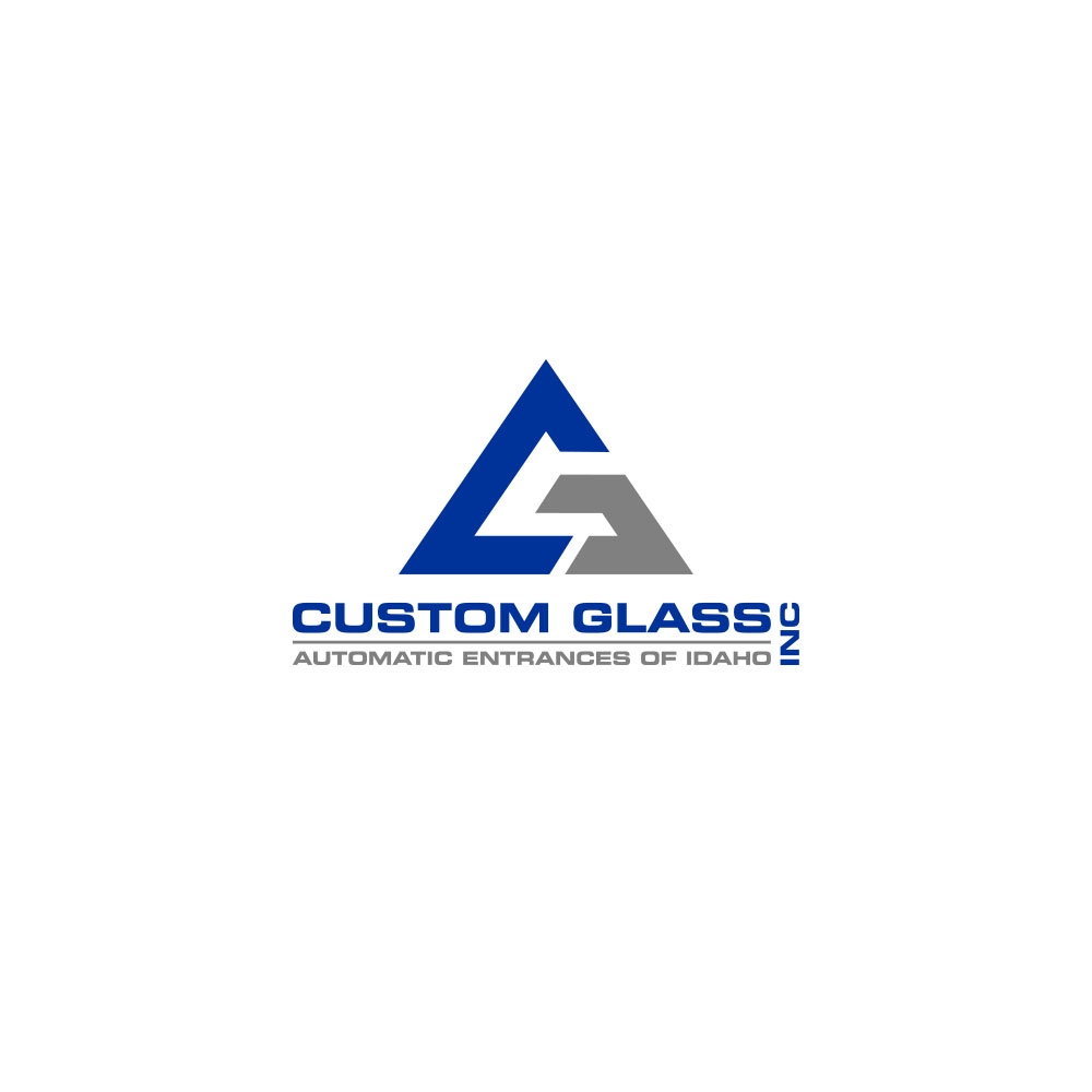 Custom Glass, Inc. brand identity design