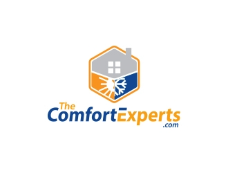THE COMFORT EXPERTS.COM  logo design by MarkindDesign