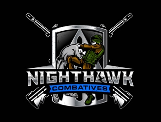 Nighthawk Combatives logo design by DreamLogoDesign