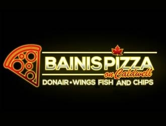 Bainis Pizza on Caldwell logo design by shere